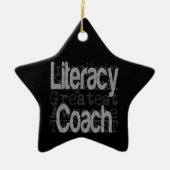 Ornement En Céramique Prix Literacy Coach (Devant)