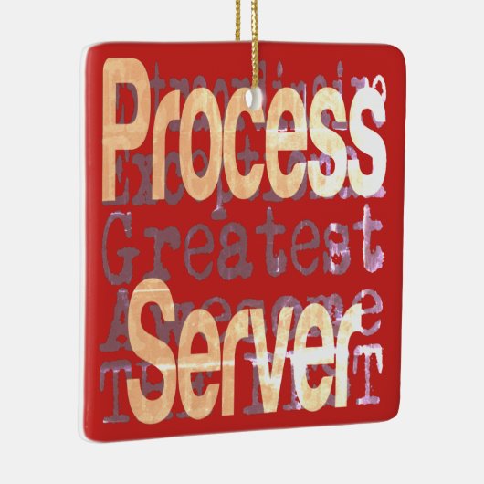 Ornement En Céramique Process Server Extraordinaire (Droite)