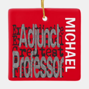 Ornement En Céramique Professeur auxiliaire Extraordinaire PERSONNALISÉ