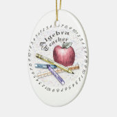 Ornement En Céramique Professeur d'algèbre (Gauche)