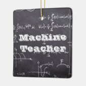 Ornement En Céramique Professeur de machine (Gauche)