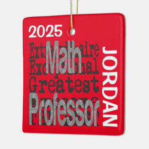 Ornement En Céramique Professeur de Mathématiques Extraordinaire SUR MES
