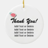 Ornement En Céramique Professions - Vétérinaire - SRF (Dos)