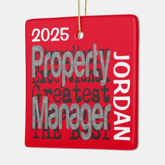 Ornement En Céramique Property Manager Extraordinaire CUSTOM (Gauche)
