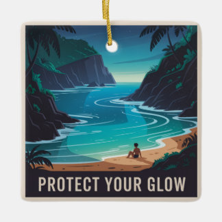 Ornement En Céramique Protect Your Glow