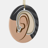Ornement En Céramique Prothèse auditive (Droite)