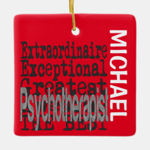 Ornement En Céramique Psychothérapeute Extraordinaire CUSTOM