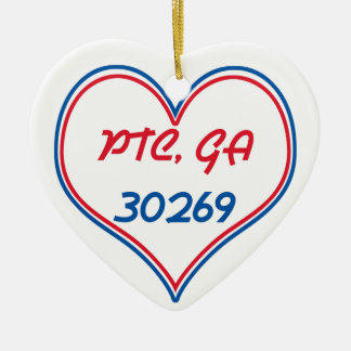 Ornement En Céramique Ptc GA 30269 - coeur