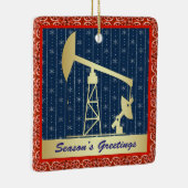 Ornement En Céramique Pump huile Jack Noël (Droite)