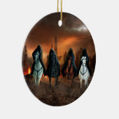 Ornement En Céramique Quatre Chevaliers De L'Apocalypse (Droite)