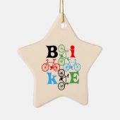 Ornement En Céramique Quatre vélos (Droite)