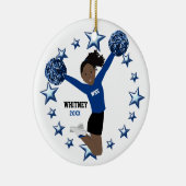 Ornement En Céramique Queue de cheval de cheveux noirs Pom Poms dans le (Droite)