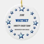 Ornement En Céramique Queue de cheval de cheveux noirs Pom Poms dans le (Dos)