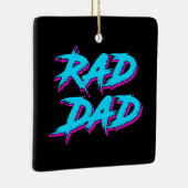 Ornement En Céramique Rad Papa Retro 80's (Droite)