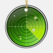 Ornement En Céramique Radar (Devant)