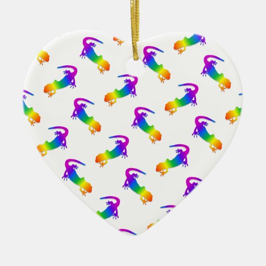 Ornement En Céramique Rainbow Salamander (Devant)