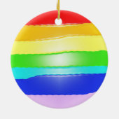 Ornement En Céramique Rainbow v2 (Dos)