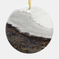 Rayures de courant de neige d'hiver