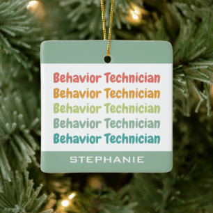 Ornement En Céramique RBT Behavior Tech Custom