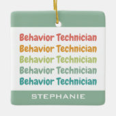 Ornement En Céramique RBT Behavior Tech Custom (Devant)