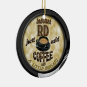 ORNEMENT EN CÉRAMIQUE RD INSTANTANÉS - DIÉTÉTICIEN ENREGISTRÉ - AJOUTEZ (Droite)