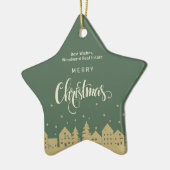 Ornement En Céramique Real Estate Christmas | Budget Home Decor Retro  (Gauche)