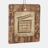 Ornement En Céramique réalisateur, acteur, réalisateur idée cadeau (Droite)