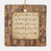 Ornement En Céramique réalisateur, acteur, réalisateur idée cadeau (Dos)