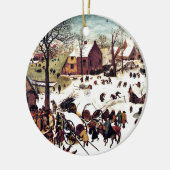 Ornement En Céramique Recensement à Bethléem (Gauche)