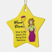 Ornement En Céramique Récompense faite sur commande de dévouement (Gauche)