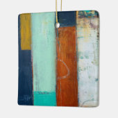 Ornement En Céramique Rectangles Abstraites (Gauche)