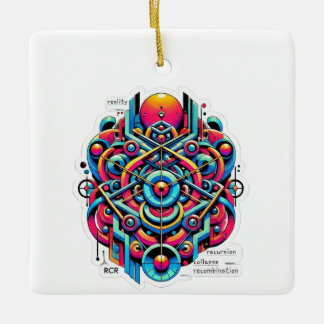 Ornement En Céramique Recursion, collapse, and recombination Ornament