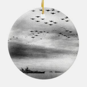 Ornement En Céramique Reddition de survol d'USS Missouri du Japon