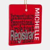 Ornement En Céramique Registraire Extraordinaire CUSTOM (Droite)