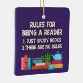 Ornement En Céramique Règles pour être lecteur (Droite)