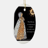 Ornement En Céramique Reine du Solstice d'hiver (Droite)