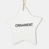 Ornement En Céramique Remove This Text & Add Your Own Design (Gauche)