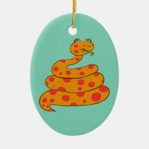 Ornement En Céramique Repérez le serpent