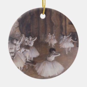 Ornement En Céramique Répétition de ballet d'Edgar Degas   sur l'étap