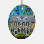 Ornement en céramique représentant la poste histor (Droite)