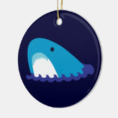 Ornement En Céramique Requin mignon (Gauche)