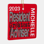 Ornement En Céramique Resident Adviser Hostom (Droite)