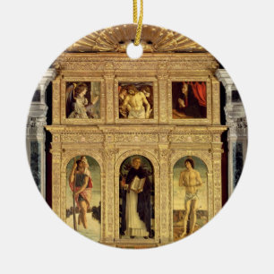 Ornement En Céramique Retable de St Vincent Ferrer, c.1465 (polyptych)