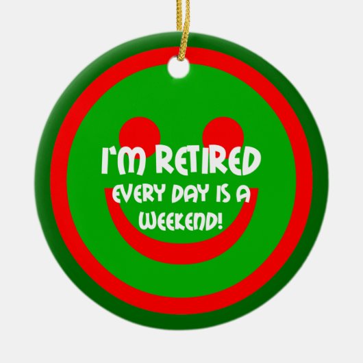 Ornement En Céramique retraite (Devant)