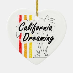 Ornement En Céramique Rêver de la Californie