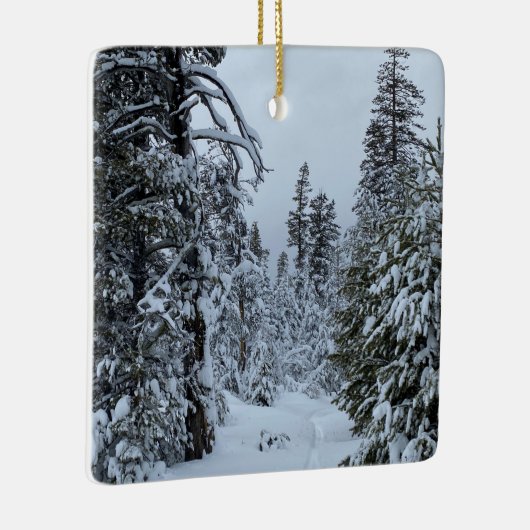 Ornement En Céramique Rêver d'un Noël blanc (Droite)