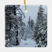 Ornement En Céramique Rêver d'un Noël blanc (Devant)