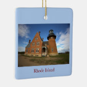Ornement En Céramique Rhode Island Lighthouse Ornament (Droite)