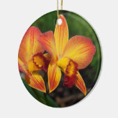 Ornement En Céramique Rhyncattleanthe Love Tapestry (Gauche)