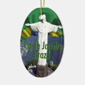 Ornement En Céramique Rio de Janeiro Brésil (Gauche)